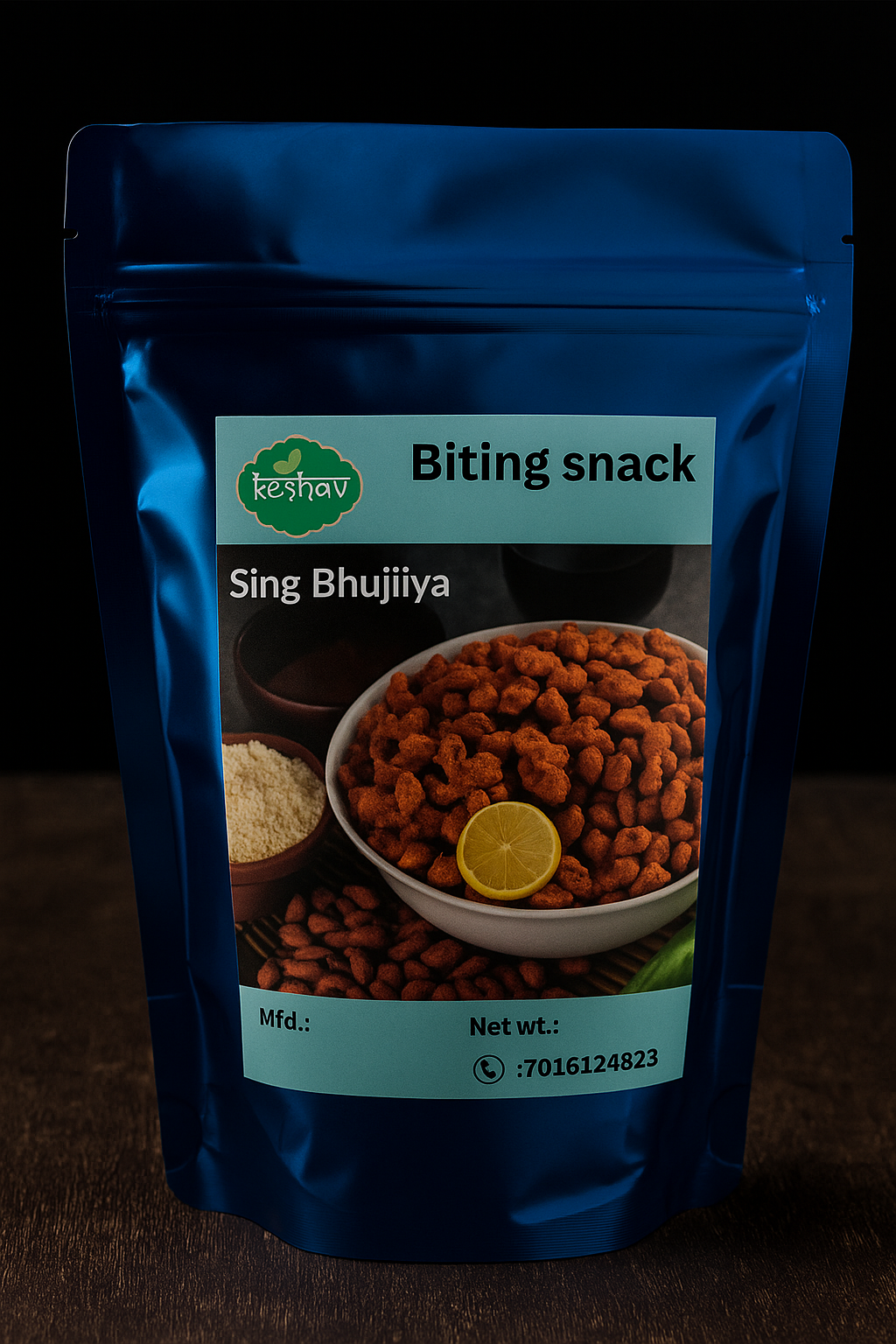 Sing Bhujia Namkeen - Besan Coated Peanuts - Crunchy & Spicy Sing Bhujia