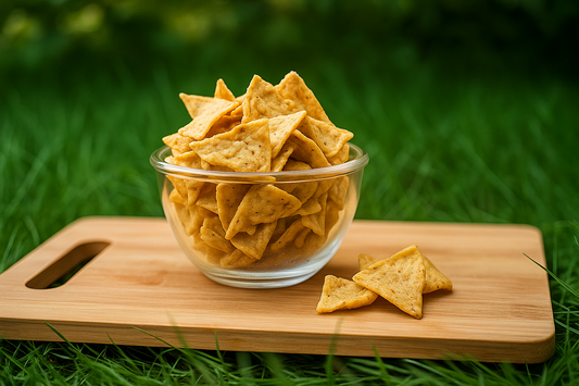 Tikhi Besan Papdi/Gathia Papdi with the flavor of hing, white papper - Ratlami Namkeen