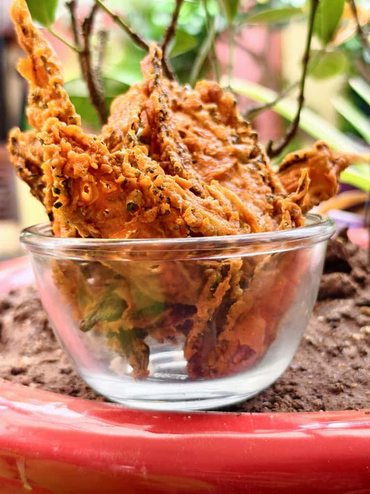 Karela wafers - Crispy Karela wafers with healthy option !