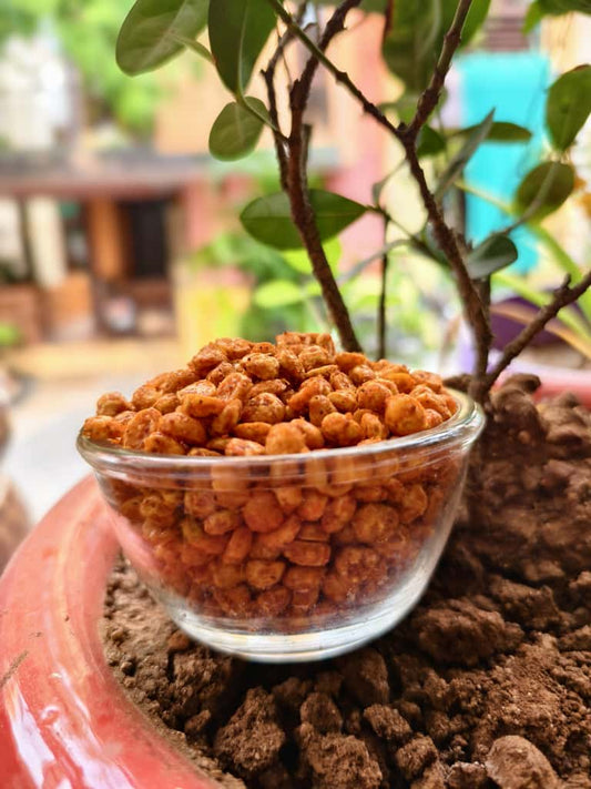 Chana Dal - The Crispy and Crunchy version of fried dal with spices.