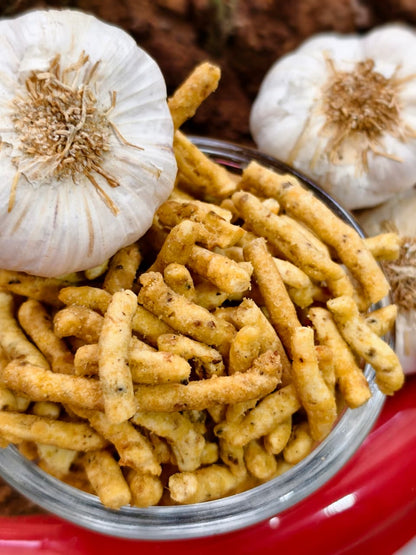 Garlic Sev Moti (Handmade Traditional Spicy Authentic Ratlami Snacks)