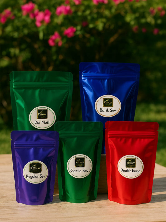 New Keshav Ratlami Namkeen: Diwali Dhamaka – 5 Unique Flavors Combo (170gm Each)