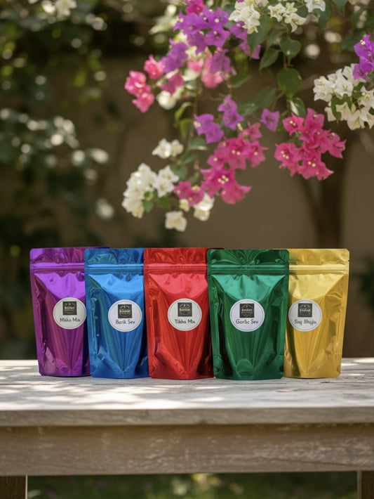 New Keshav Ratlami Namkeen's Ultimate Diwali Feast: 5 Premium Snack Packs (170gm Each)