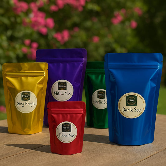 Grand Diwali Snack Collection: New Keshav Ratlami Namkeen's 5 Must-Have Combos (170gm Each)